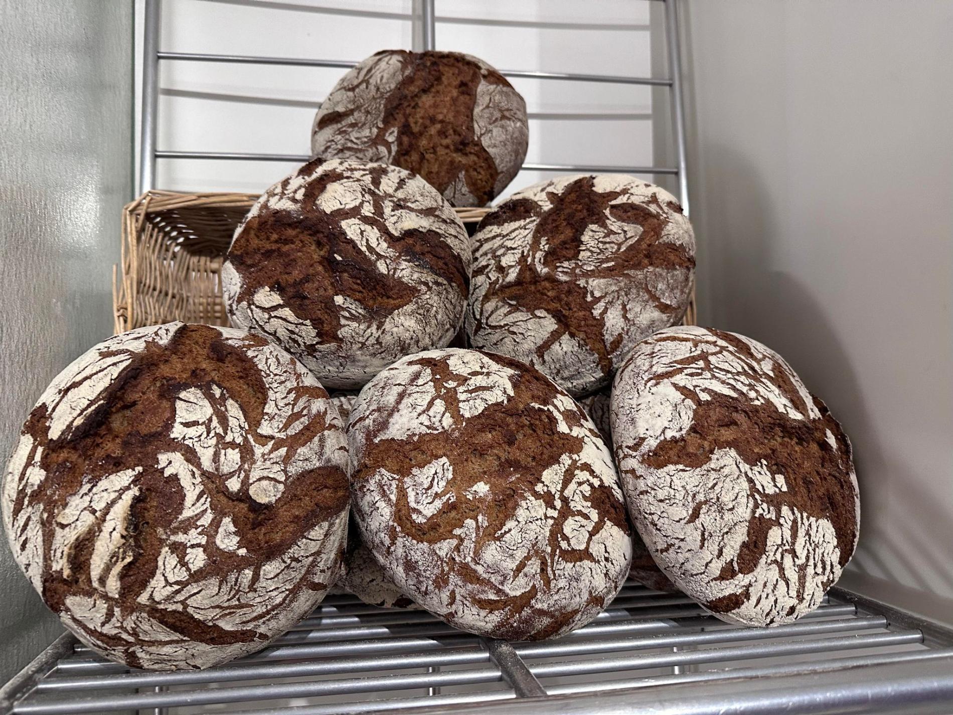 Tourte au seigle au levain