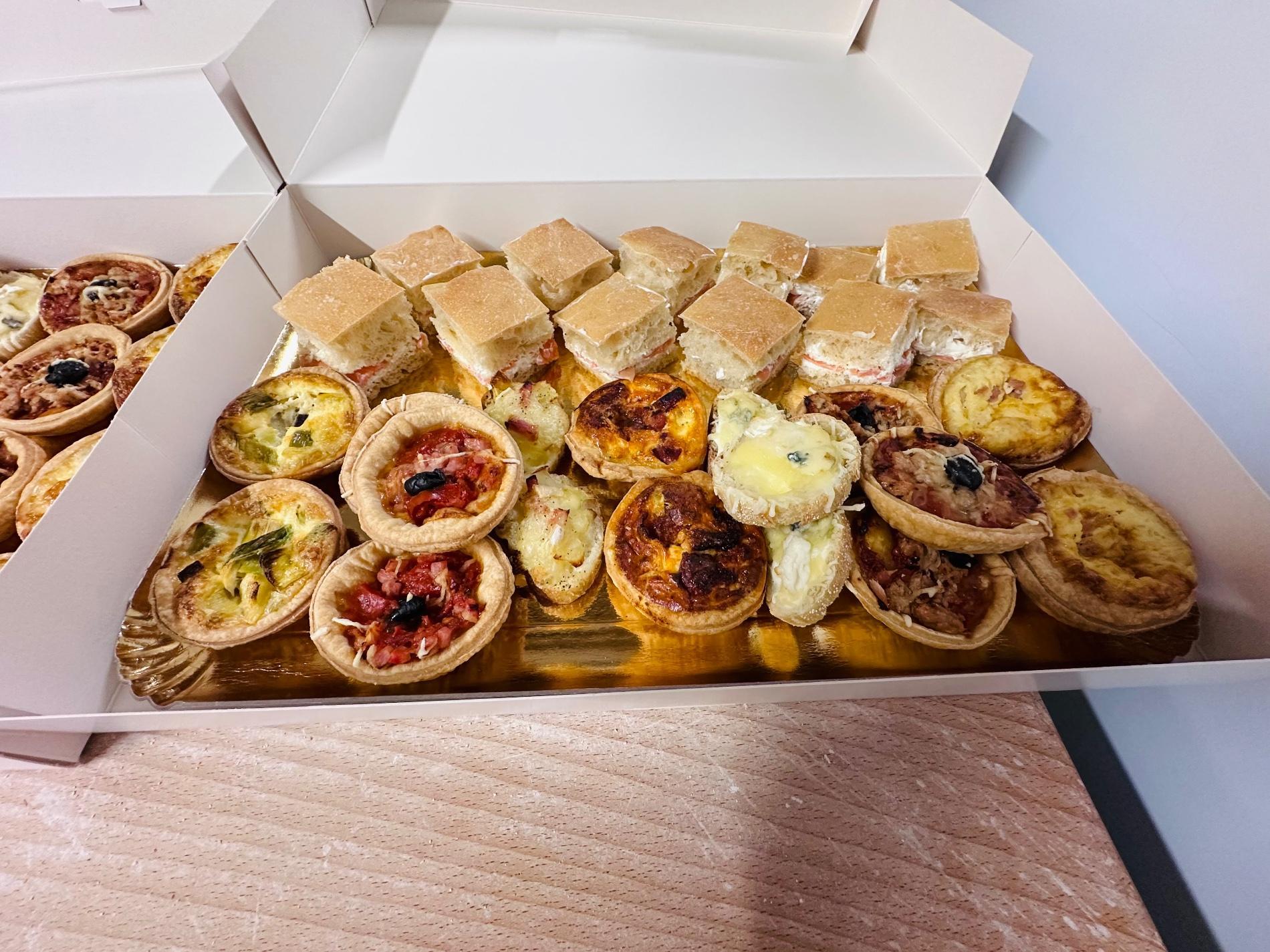 Assortiment petits fours salés